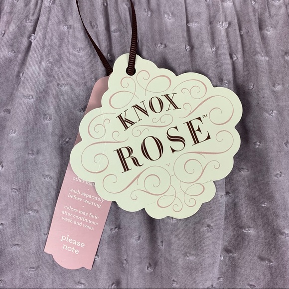 Knox Rose Top Wisteria Boho Short Sleeve Target XS - Picture 9 of 11